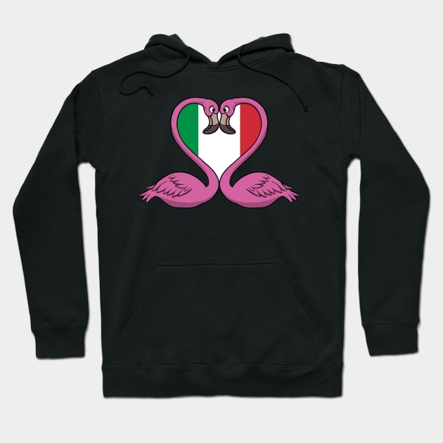 Flamingo Italy Hoodie by RampArt